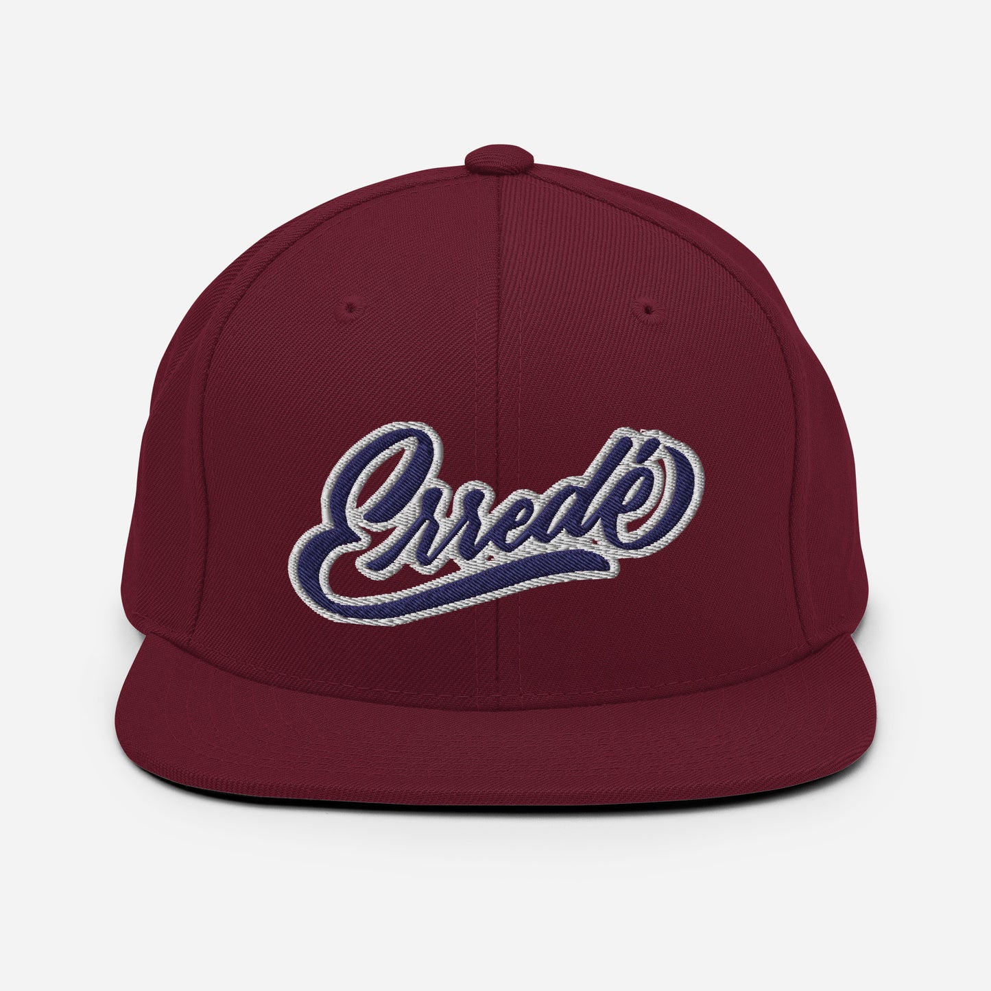 "Fanático de mi patria" red snapback - Erredé italics